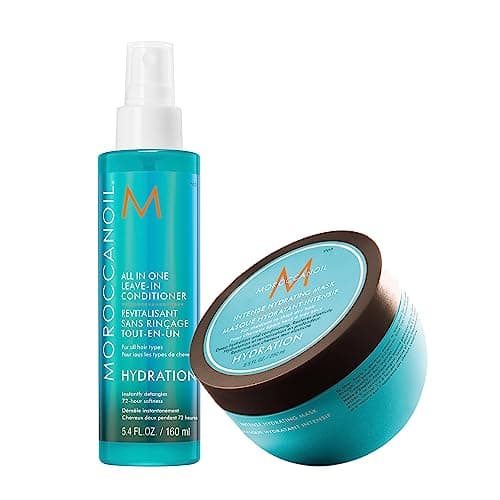 Image of Moroccanoil All In One Leave In Conditioner, 160ml & Intense Hydrating Mask, 250ml