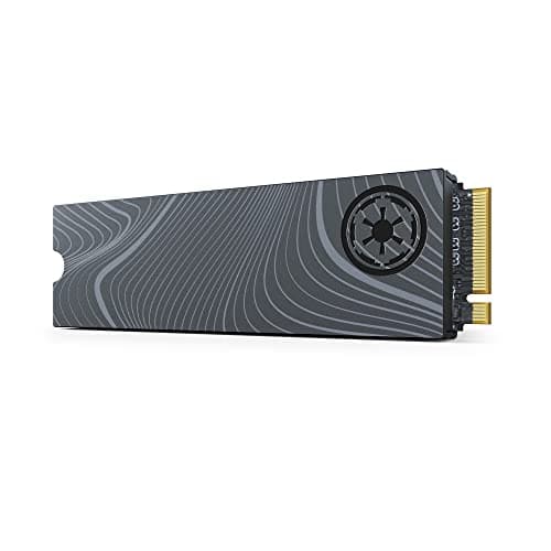Image of Seagate Beskar Ingot Drive Special Edition FireCuda PCIe Gen4 NVMe SSD 1TB Internal Solid State Drive - M.2 with heatsink, up to 7300MB/s, 1.8M MTBF and 1275TB TBW, Rescue Services (ZP1000GM3A033)