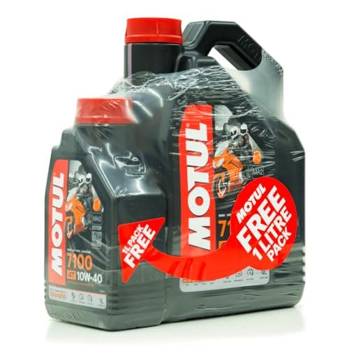 Image of Motul Oil & Lubricant 7100 10w40 4T 100% Synthetic (4L+1L Free)