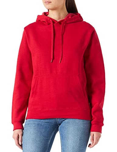 Image of SOL'S Slam Unisex Hooded Sweatshirt Kangaroo Pocket Casual Sportswear, Red, XS