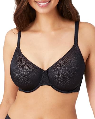 Image of Wacoal Women's Back Appeal Underwire Bra Full Coverage, Black, 36D
