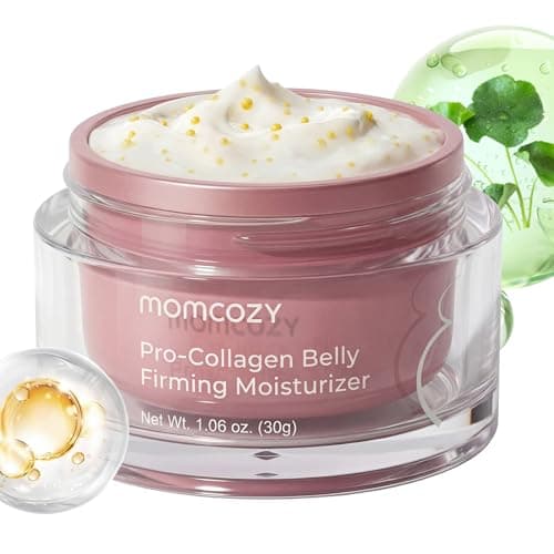 Image of Momcozy Stretch Mark Cream for Pregnancy, Pro-Collagen Firming Moisturiser for Dry Skin, Pregnancy & Postpartum, Smooths the Look of Stretch Marks, Neck Wrinkles & Fine Lines, 30g
