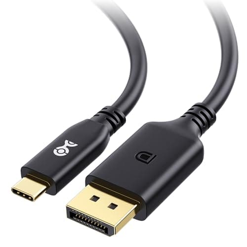 Image of Cable Matters [VESA Certified] 40Gbps USB C to DisplayPort 2.1 Cable 1m, Supports DP40, 8K@120Hz / 4K@480Hz (Thunderbolt 4 to DisplayPort Cable) Black - Not for Portable USB-C Monitor