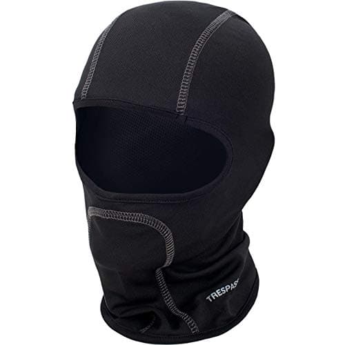 Image of Trespass Unisex Moulder Balaclava, Black, One Size UK