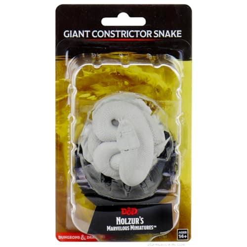 Image of D&D Nolzur's Marvelous Unpainted Miniatures (W13) Giant Constrictor Snake
