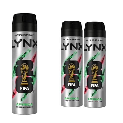 Image of Lynx Africa 72 hour protection against odour and wetness Anti-perspirant Deodorant Spray no fuss aerosol for all-day freshness 200 ml pack of 3 - Packaging May Vary