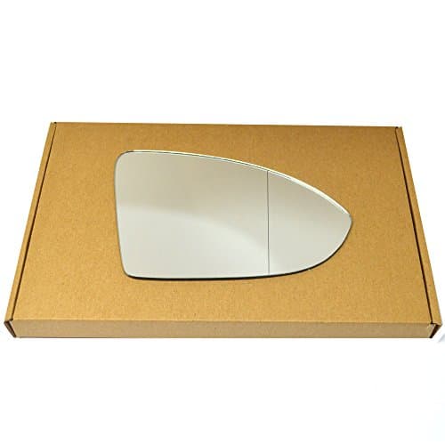 Image of Less4spares Replacement Wing Door Mirror Glass Compatible with VW Golf mk7 2013-2020 STICK-ON (Wide Angler - with Blind Spot, Right Driver Side)