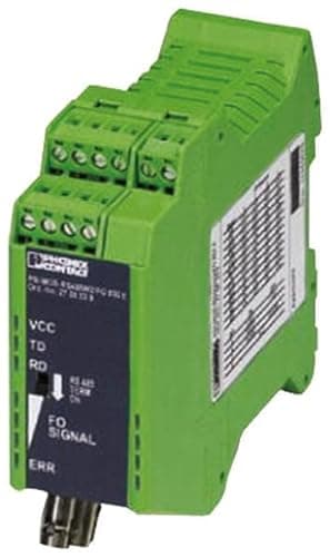 Image of Phoenix Contact Mini MCR Signal Converter, Fibre Optic Converter 18 → 30 V DC/Current, Voltage 0.46 A, 42 V DC, 60 V AC OFF