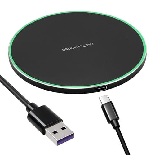 Image of 35W Fast Wireless Charger Ultra-Slim Qi Wireless Charging Pad for iPhone 17/16/15/14 Galaxy S25/S24/S23 Universal Wireless Phone Charger Station Case-Friendly Charging Pad