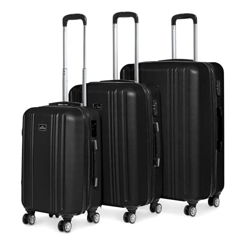 Image of Dellonda 3-Piece Lightweight ABS Luggage Set with TSA Lock - DL11
