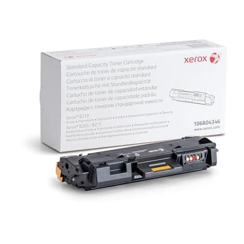 Image of Xerox Genuine B210 / B205 / B215 Standard Capacity Black Toner Cartridge (1,500 Pages) - 106R04346