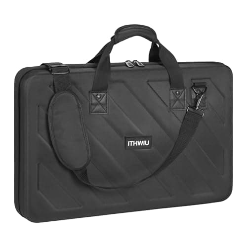 Image of OUUTMEE DJ Hard Shell Carrying Bag, DJ Controller Case for Pioneer DDJ-RX/SX/SX2/SX3/FLX6,Denon MC7000/Denon MC4000