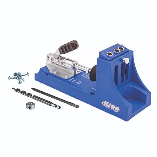 Image of Kreg K4 Pocket Hole Jig - Adjustable, Versatile Jig for Strong Joints - Create Perfect, Rock-Solid Joints - Easily Adjustable Drill Guides - for Materials 1/2" to 1 1/2" Thick