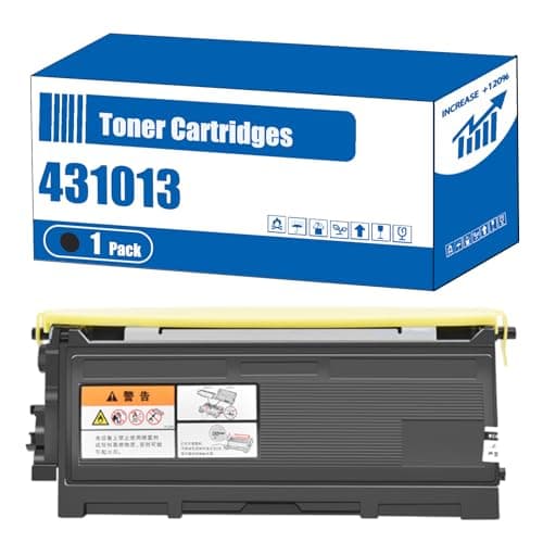 Image of Compatible for Ricoh 431013 Toner Cartridges Type 1190 Fax 1190L Printers, High Yield 3500 Pages, Accurate Imaging Rich Colors (1 Pack Black)