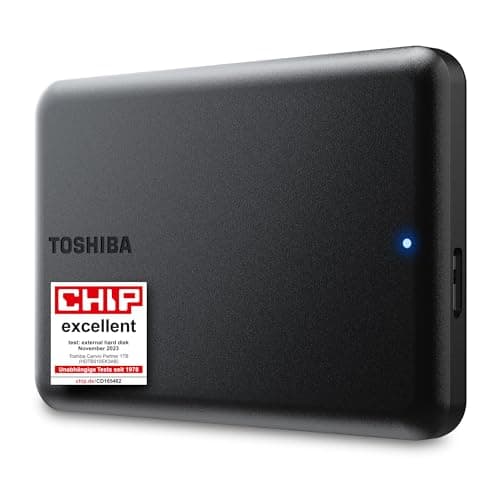 Image of Toshiba Canvio Partner 1TB Portable 2.5 Inch External Hard Drive, USB 3.2, Mac & Windows Compatible Xbox, PS4, PS5