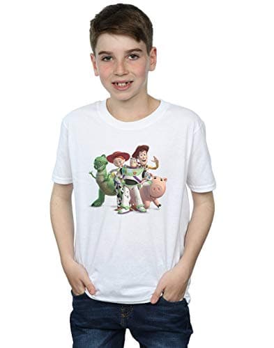 Image of Disney Boys Toy Story 4 Group T-Shirt White 9-11 Years