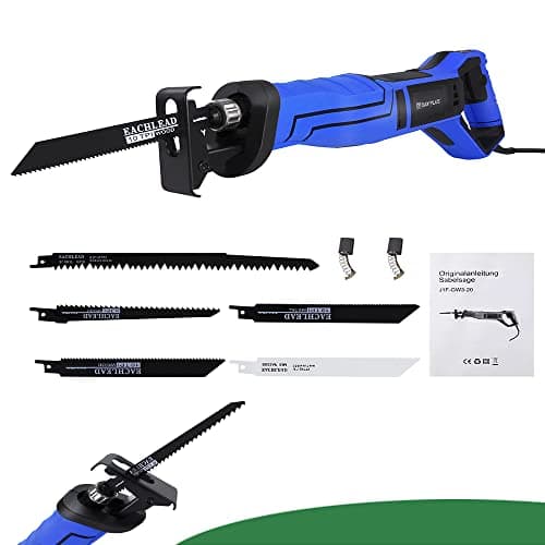Image of YouseaHome 900W Reciprocating Saw, 2800 RPM Variable Speed, 5 Blades Electric Corded Sabre Saw for Wood Metal Cutting, Tool-Free Blade Change, Ergonomic Handle