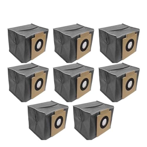 Image of Compatible For Eufy, Clean X8 Pro SES / X10 Pro Omni Self-Empty Station Robot Vacuum Cleaner Replacement Parts Accessories Dust Bag(8pcs)