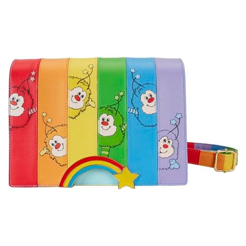 Image of Loungefly Hallmark Rainbow Brite Rainbow Sprites Kids Crossbody Bag Multi, LF-RBRTB0003