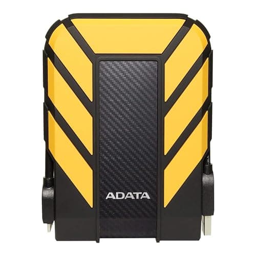 Image of ADATA HD710 Pro 1TB USB 3.1 IP68 Waterproof/Shockproof/Dustproof Ruggedized External Hard Drive, YELLOW (AHD710P-1TU31-CYL)