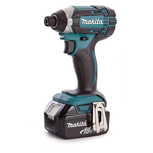 Image of Makita DTD152ZBL1850 DTD152Z LXT 18v Impact Driver Body with 1 x 5Ah Battery, 18 V Blue/Black