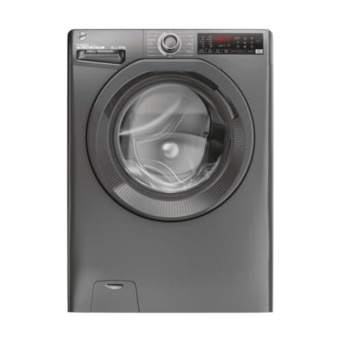 Image of Hoover H3WPS4106TRR6-80 Freestanding, H-WASH 350 Washing machine, 10 kg, 1400 RPM, Class A, Anthracite