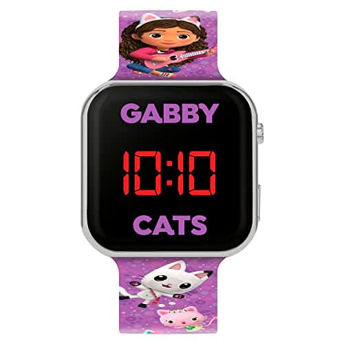 Image of Disney Girl's Digital Quartz Watch with Silicone Strap GAB4033
