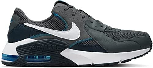 Image of NIKE Air Max Excee Sneaker Iron Grey/White-Photo Blue-DAR 8