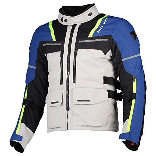 Image of FJT265-4030-S - Rev It Offtrack Motorcycle Jacket S Silver Blue