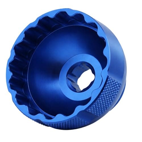 Image of GYTFOG Bottom Bracket Removal Tool, Bicycle Bottom Bracket Wrench, Bicycle Bottom Bracket Tool, Bicycle Repair Tool for Repair and Maintenance of Bicycle Bearings and Pedals, Blue