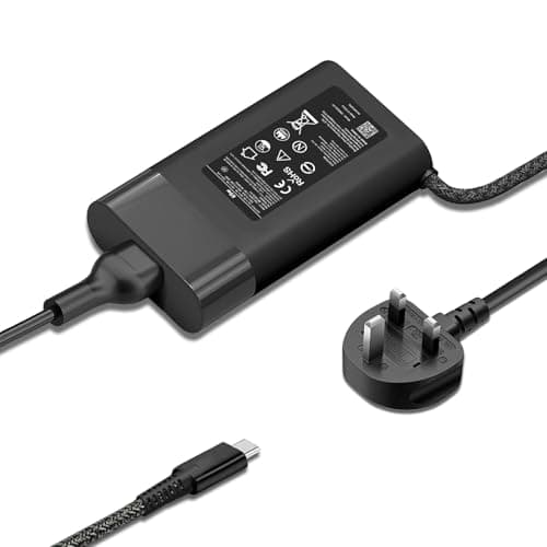 Image of New Slim 65W USB C Laptop Charger Compatible With HP Envy X360 Spectre X 360,Envy,Spectre,Elitebook,Elitebook X 360,Chromebook,Elite x2 Travel Type C notebook Power Cord Supply