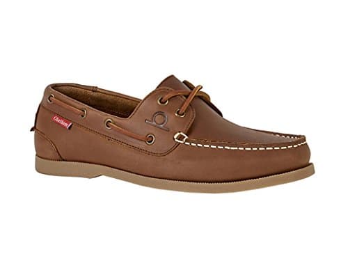 Image of Galley II Dark Tan Premium Leather Boat Shoes-7