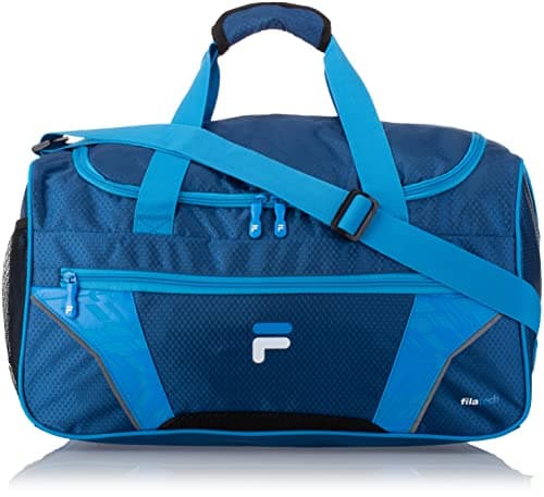 Image of Fila Drone Sm Travel Gym Sport Duffel Bag, Navy/Blue