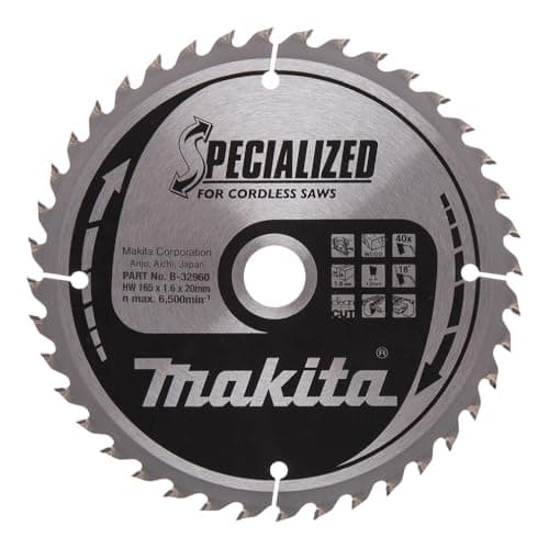 Image of Makita B-32960 Specialized Blade for Cordless Saws 165x20x40T