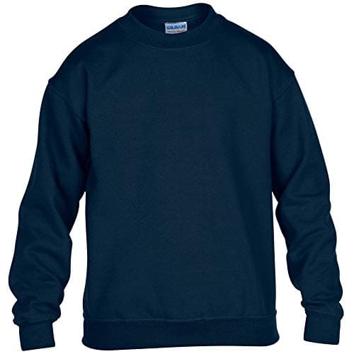 Image of GILDAN Childrens Unisex Heavy Blend Crewneck Sweatshirt (XL) (Navy)