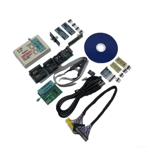Image of EZP2023 High USB Flash Programmer for 24 25 93 For EEPROM and For BIOS Chip - Automatic Voltage Detection with Offline Copy Function for Repair(EZP2023 12 Adapter)