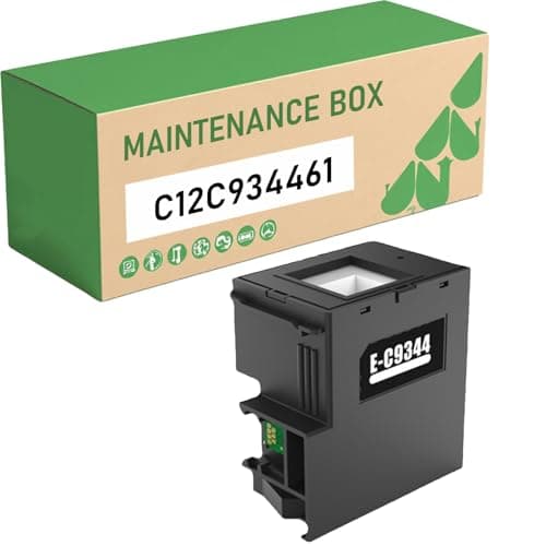 Image of C12C934461 Waste Ink Tank Compatible for Epson C9344 Maintenance Box for Expression Home XP-2100 XP-3100 XP4100 XP-4101 XP4105 WorkForce WF-2810 2830 2850DWF Printer 1-pack