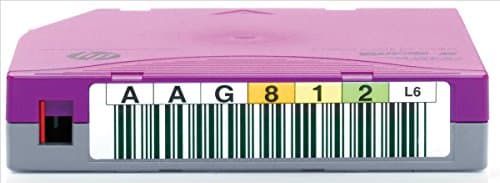 Image of HP C7976WL LTO-6 Ultrium MP WORM Custom Labeled Data Cartridge (6.25TB, 400MBps)