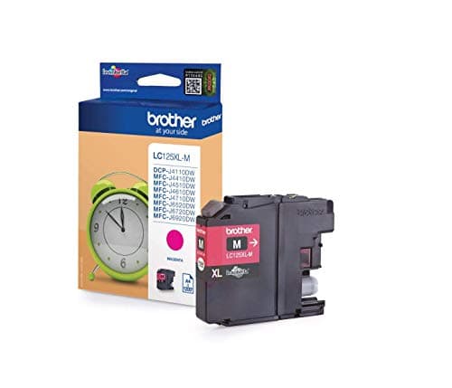 Image of Brother LC125XLM - Super High Yield - magenta - original - ink cartridge - for Brother DCP-J4110, MFC-J4410, J4510, J4610, J4710, J6520, J6720, J6920