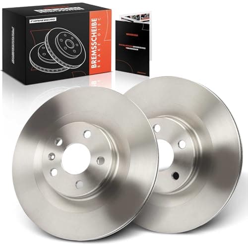 Image of Frankberg Brake Disc Set incl. 2x Discs Rear Vented Ø320mm Compatible with XC60 II 246 XC90 II 256 V60 II 225 V90 II Estate 235 Replace# 31400778