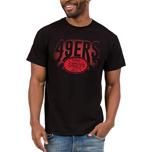 Image of Junk Food Clothing x NFL - San Francisco 49ers - Team Spotlight Unisex Adult Fan T-Shirt Black
