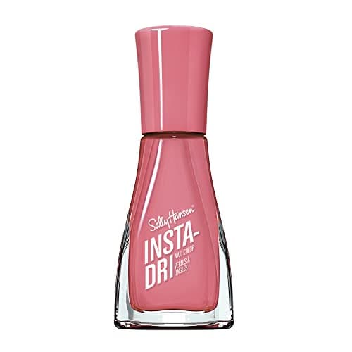 Image of Sally Hansen Insta-Dri Nail Polish, Rapid Rose, 60 Seconds Quick Drying, Long Lasting, Streak Free, Shiny Finish, 3-in-1 Formula, Built in Base and Top Coat, 9.17ml