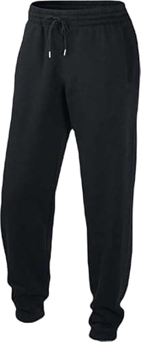 Image of SITEWISE Mens Full Elasticated Trousers Bottoms Tracksuit Jogger for Work/Jogging/Running/Sports with 3 Zipped Pockets UK S-5XL Black Grey Navy Charcoal (UK, Alpha, M, Regular, Regular, Black)