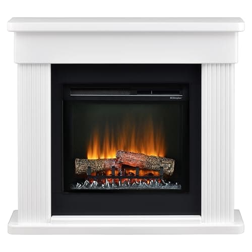 Image of Dimplex Portland 23inch Optiflame Suite, Fully Assembled Electric Fireplace With Choice Flame Colours, Adjustable Flame Brightness, Remote Control. 107cm Wide