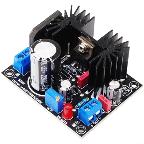 Image of DC Linear Regulator PCB For Stable Adjustable Voltage Output In R&D Labs And Maker Workshops Using LM317 LM338T LT1083CP(LM338)