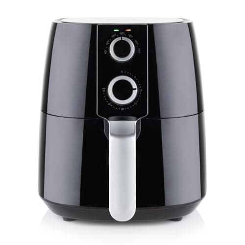 Image of Vitinni 3.8L Air Fryer, Small and Compact, Easy to Control Manual Air Fryer, Perfect for Smaller Kitchens and Caravans, Rapid Circulation Reaching 200 Degrees Celsius, 30 Minute Timer