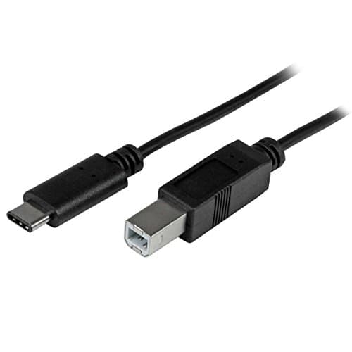 Image of StarTech.com USB C to USB B Printer Cable - 3 ft / 1m - USB C Printer Cable - USB C to USB B Cable - USB Type C to Type B (USB2CB1M)