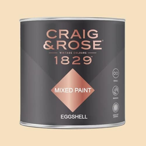 Image of Paint Stop CRAIG & ROSE 1829 EGGSHELL ADAM CREAM 750ML