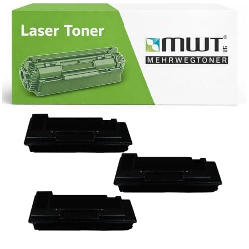Image of Mehrwegtoner Toner 3X Compatible with Utax CD1028 CD1128 Replaces 4422810010 Black with 15% More Performance