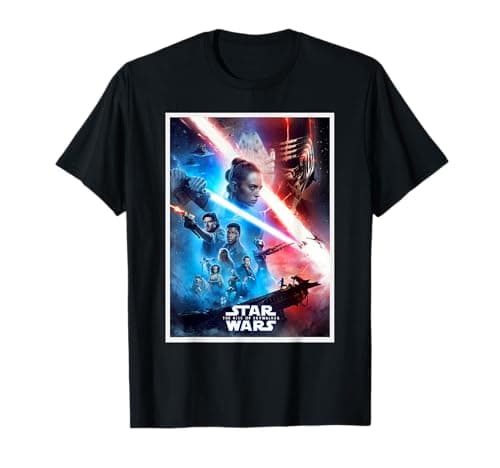 Image of Star Wars The Rise of Skywalker Characters Movie Poster T-Shirt